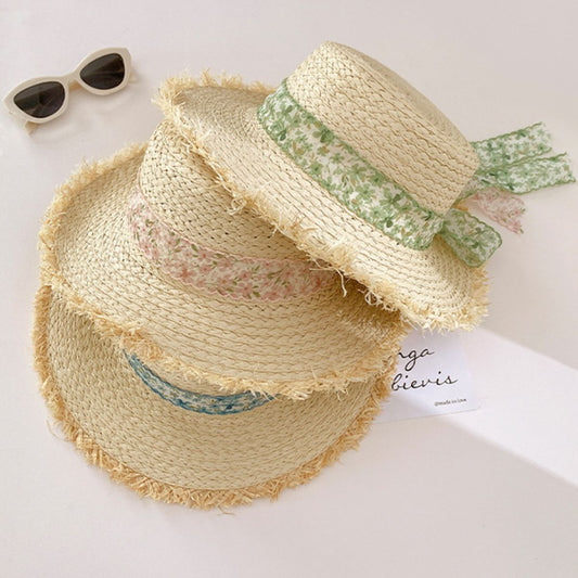 Sunny Disposition Raffia Straw Braided Hat