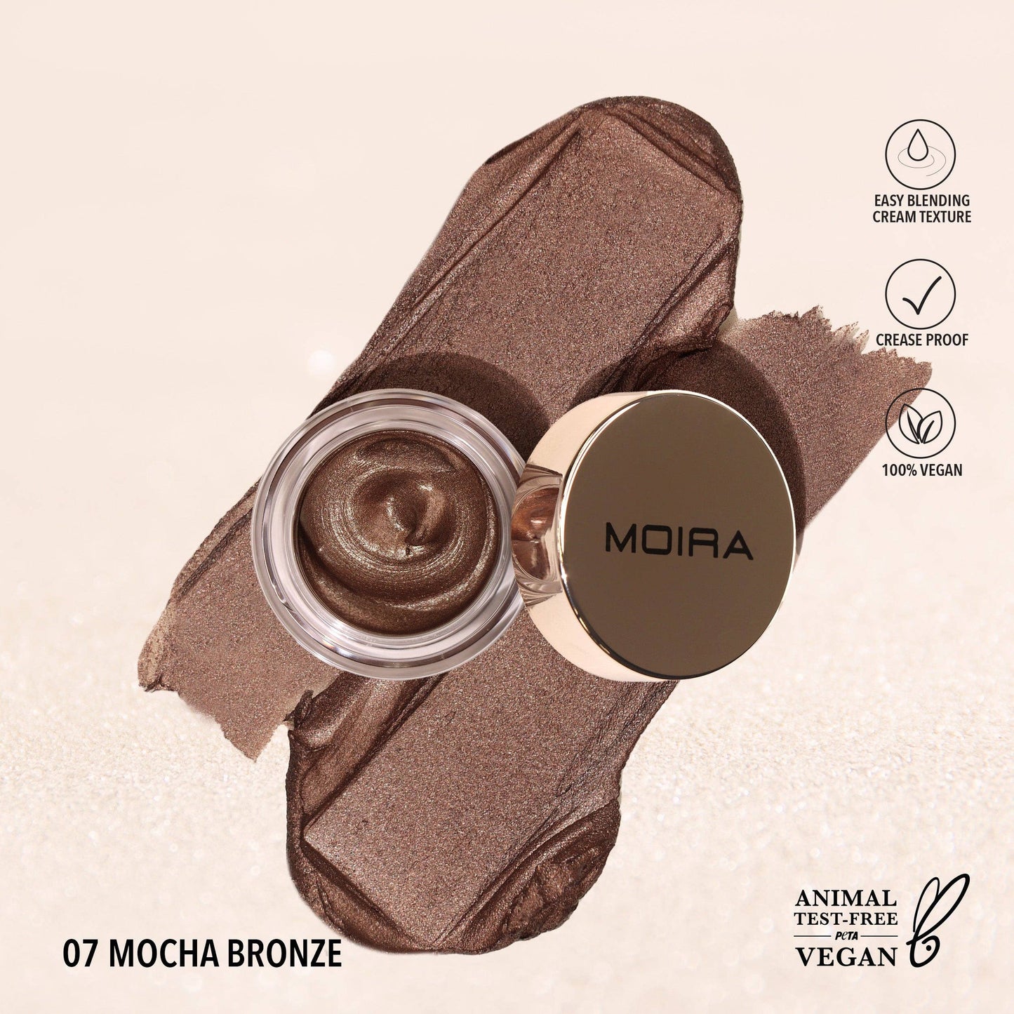 Everlust Shimmer Cream Shadow (007, Mocha Bronze)